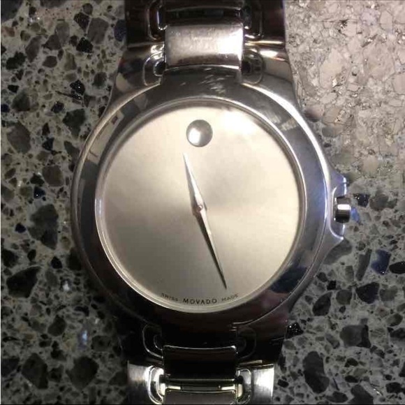 Movado Stainless Steel Swiss Made Watch Authentic - Picture 3 of 4